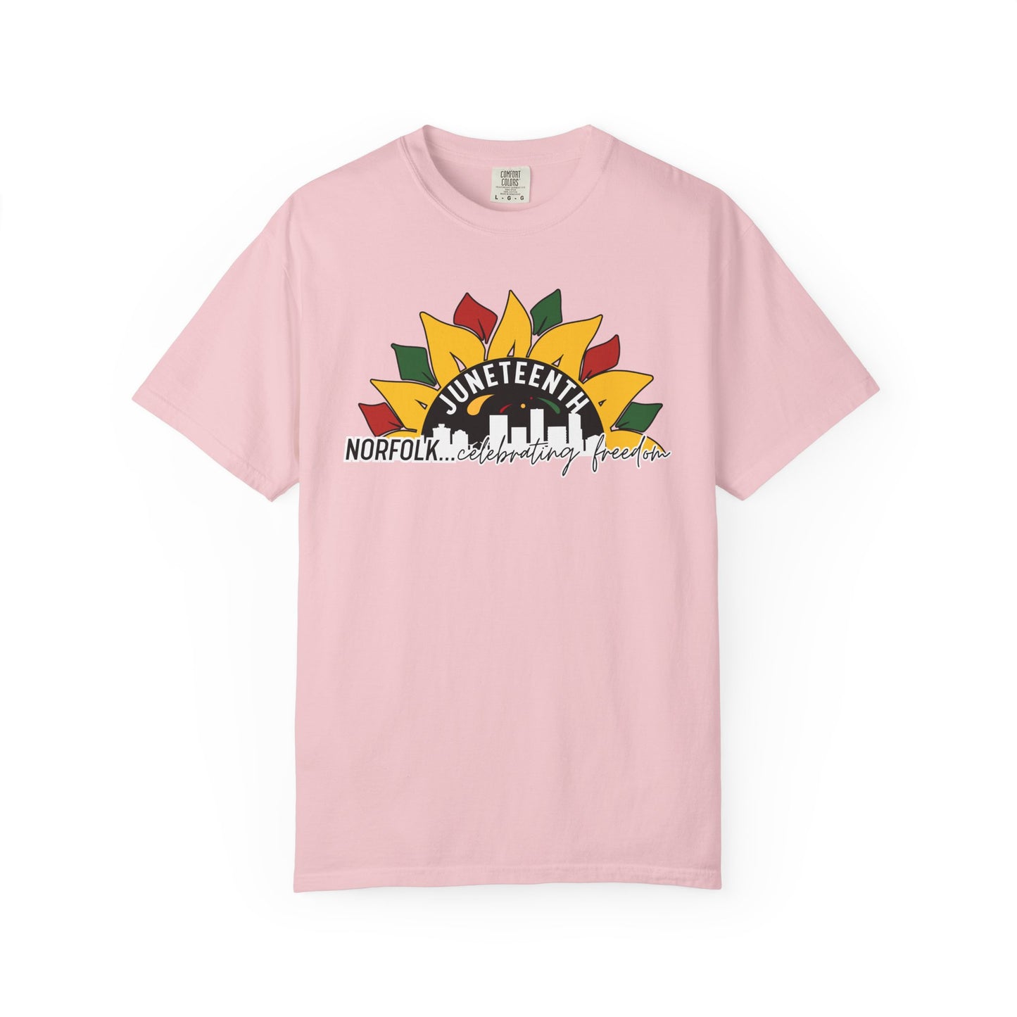Juneteenth Norfolk T-Shirt — Celebrating Freedom Sunflower Graphic
