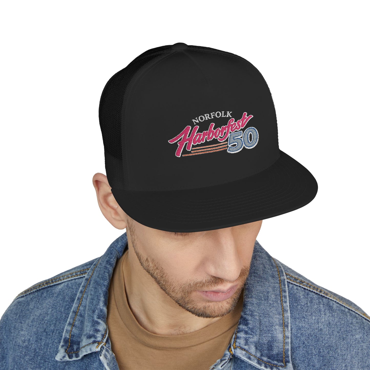 5 panel Trucker Cap - Harborfest 50