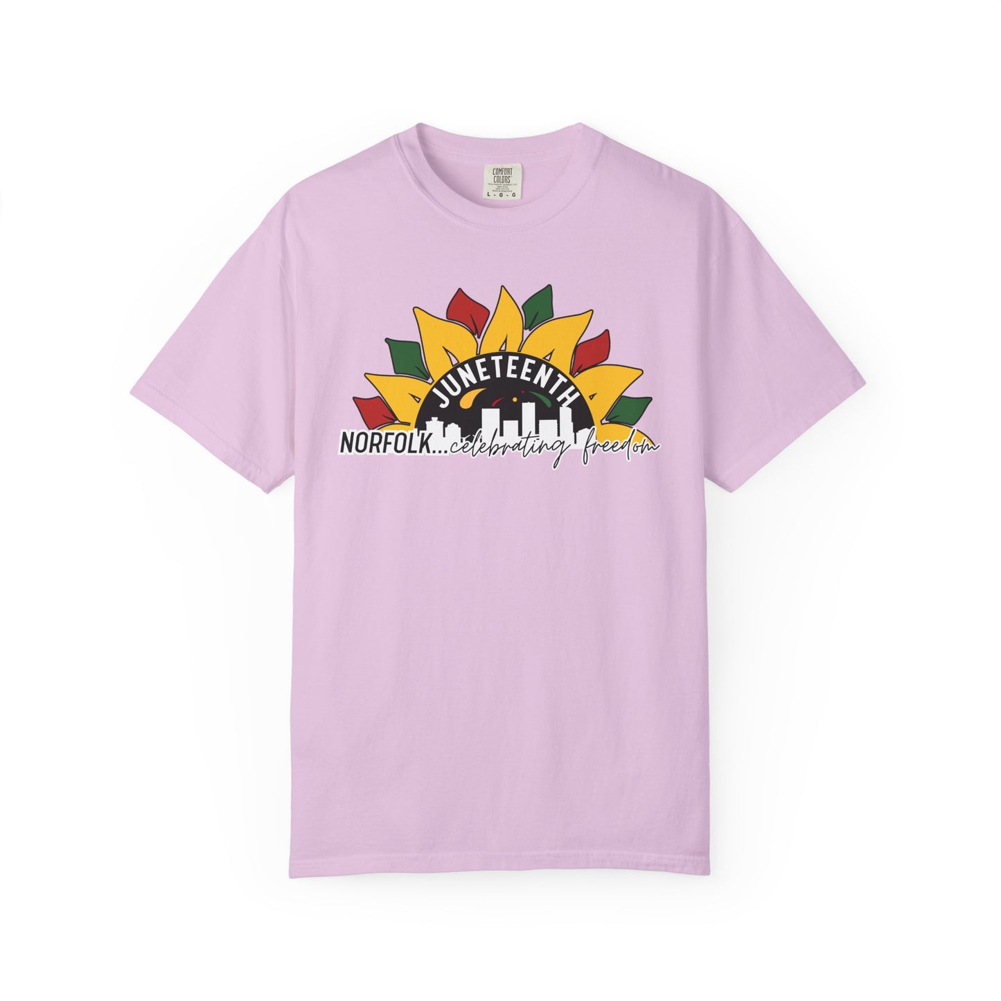 Juneteenth Norfolk T-Shirt — Celebrating Freedom Sunflower Graphic