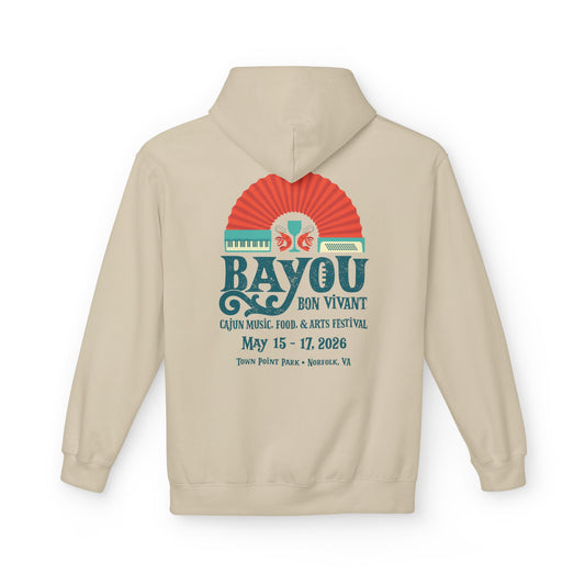Bayou Bon Vivant Festival Hoodie — Cajun Music & Arts Event Pullover