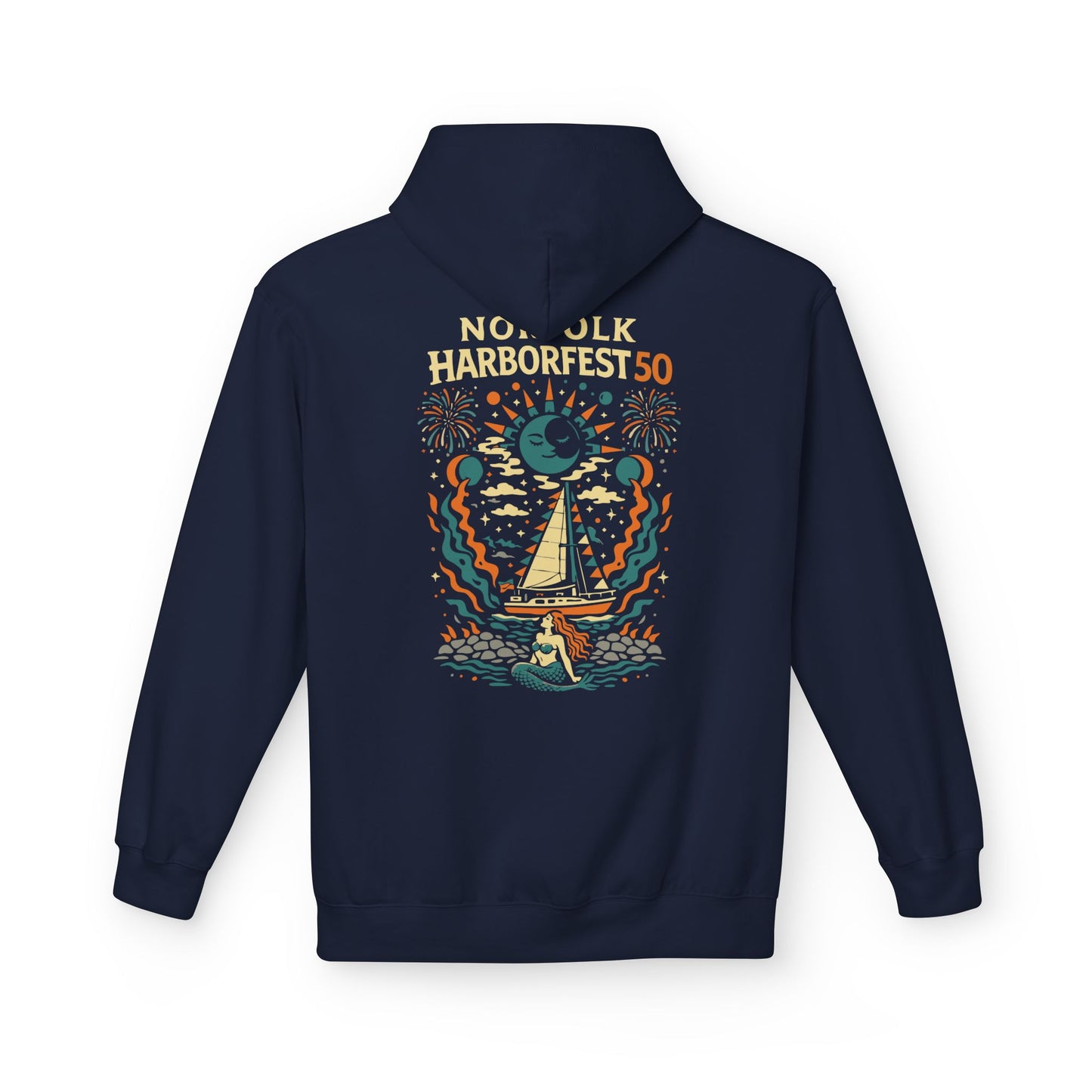 Hoodie — Norfolk Harborfest 50th Sailboat